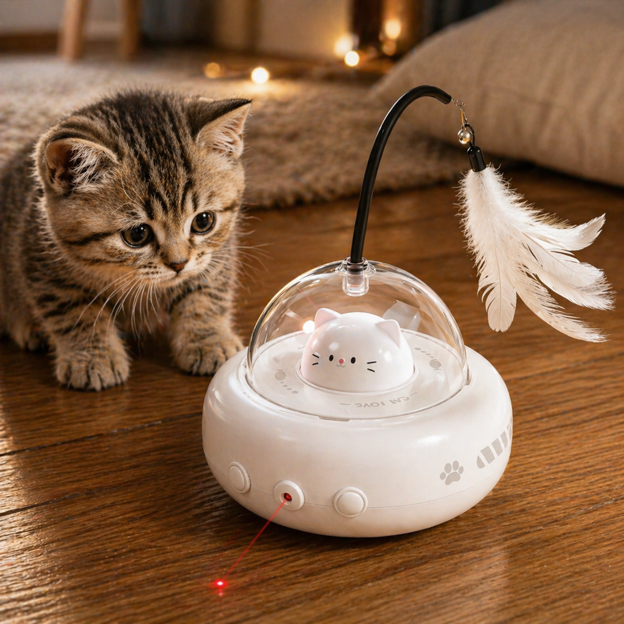 Pootr- HappyCat™ | Laser Toy 30+ min zelfstandig speelplezier voor je kat