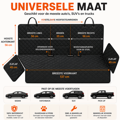 Pootr – CleanDrive Honden Autostoelhoes | “Geen vuile autostoelen meer — in 30 seconden beschermd”