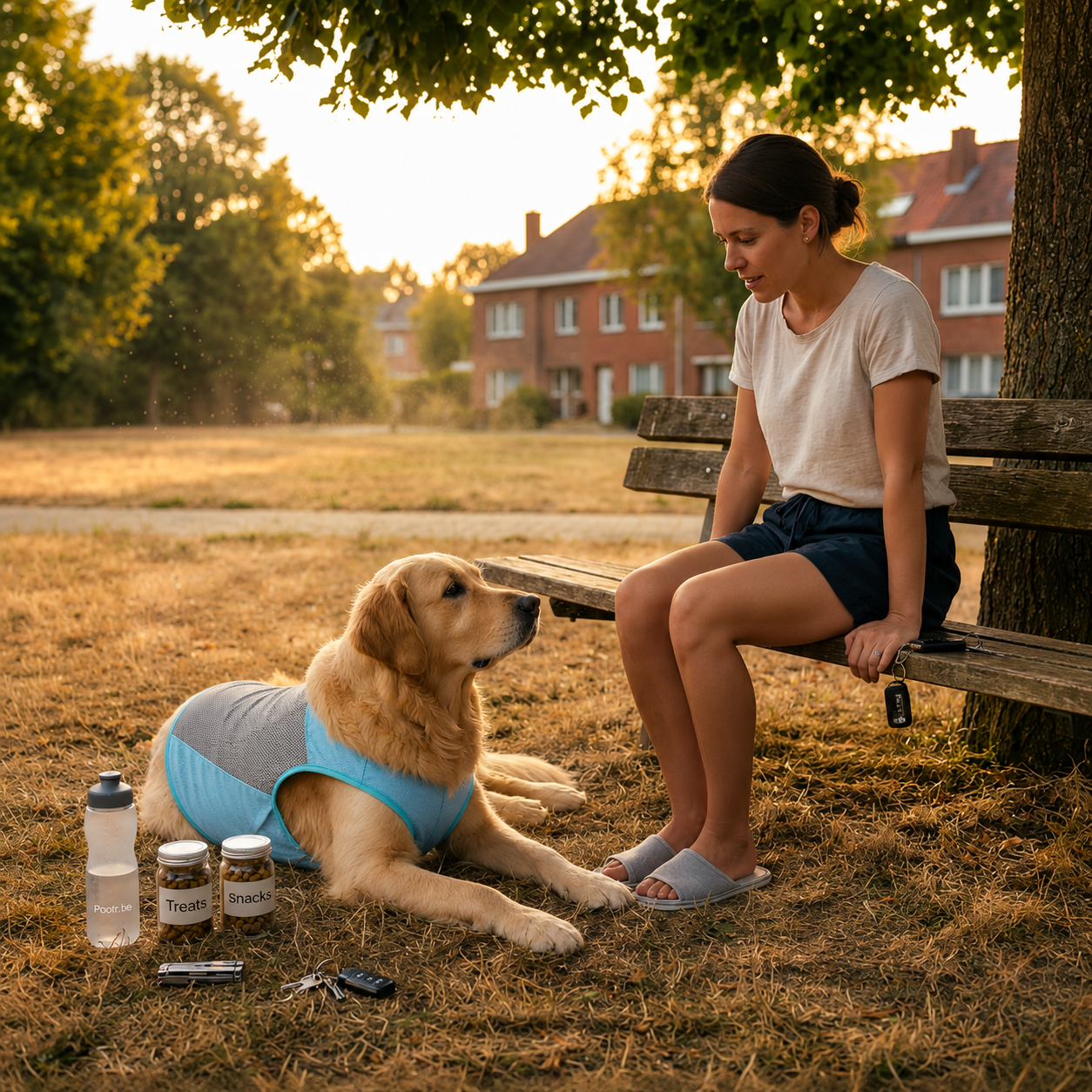Pootr–SafeCool Vest | Voorkom oververhitting bij je hond tijdens warme dagen