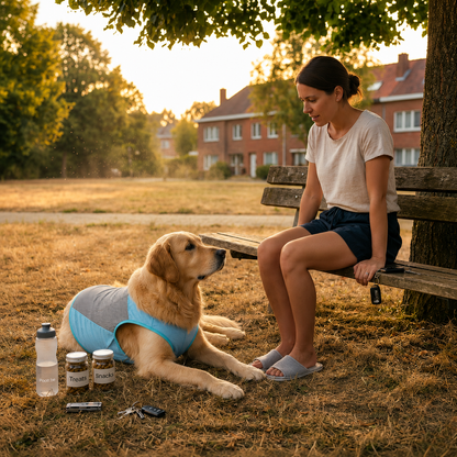 Pootr–SafeCool Vest | Voorkom oververhitting bij je hond tijdens warme dagen
