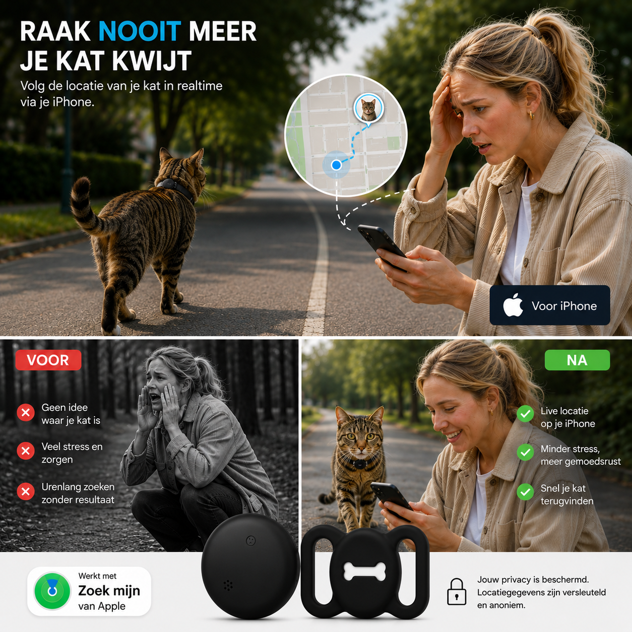 Pootr – FindMyPaw | Nooit meer paniek als je huisdier wegloopt
