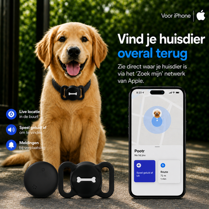 Pootr – FindMyPaw | Nooit meer paniek als je huisdier wegloopt