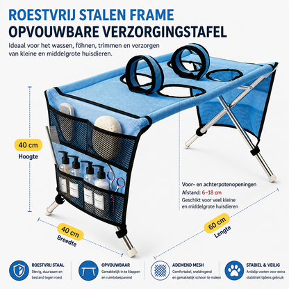 Pootr – PawEase™ | De Slimme Groomingtafel voor Thuis