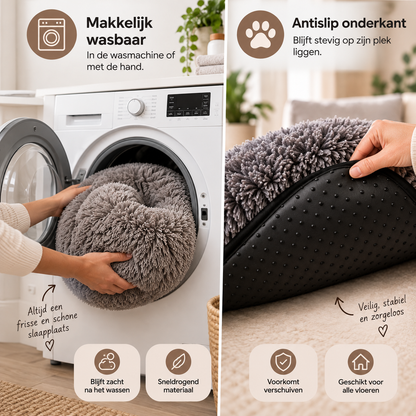 Pootr – CozyNest™ | Zacht honden- en kattenbed