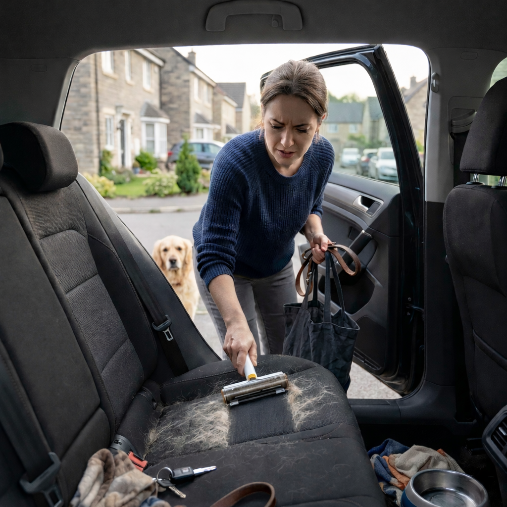 Verwijdert haren in seconden – Ideaal voor banken kleding tapijten en autostoelen. 1PCS