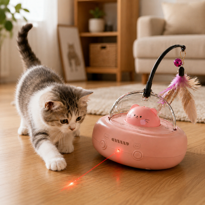 Pootr- HappyCat™ | Laser Toy 30+ min zelfstandig speelplezier voor je kat