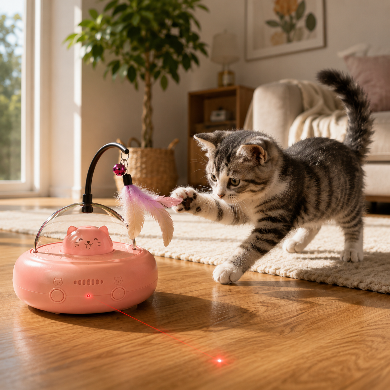 Pootr- HappyCat™ | Laser Toy 30+ min zelfstandig speelplezier voor je kat