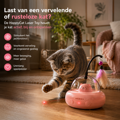 Pootr- HappyCat™ | Laser Toy 30+ min zelfstandig speelplezier voor je kat