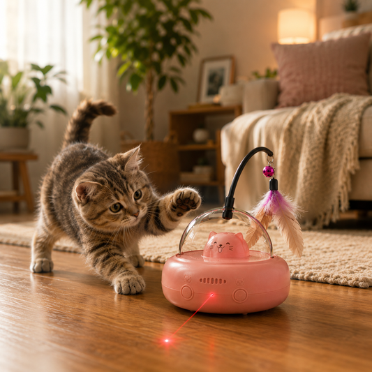 Pootr- HappyCat™ | Laser Toy 30+ min zelfstandig speelplezier voor je kat