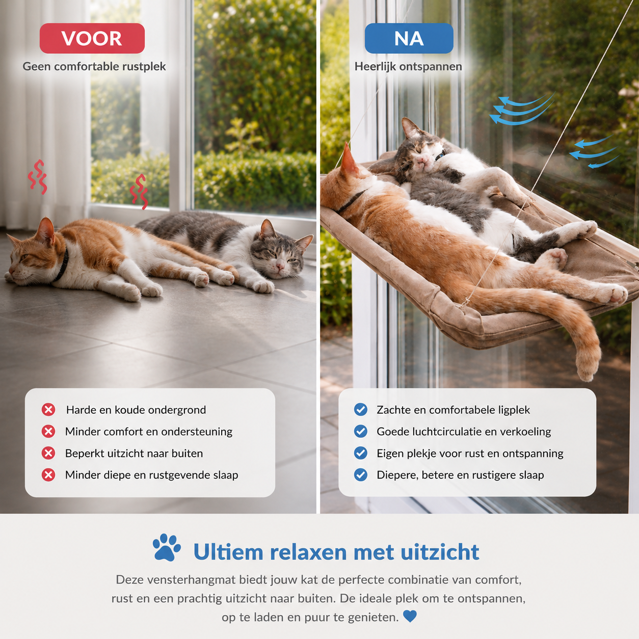 Pootr - CatLounge™ | Waarom katten dit raamhangbed direct kiezen & niet meer verlaten