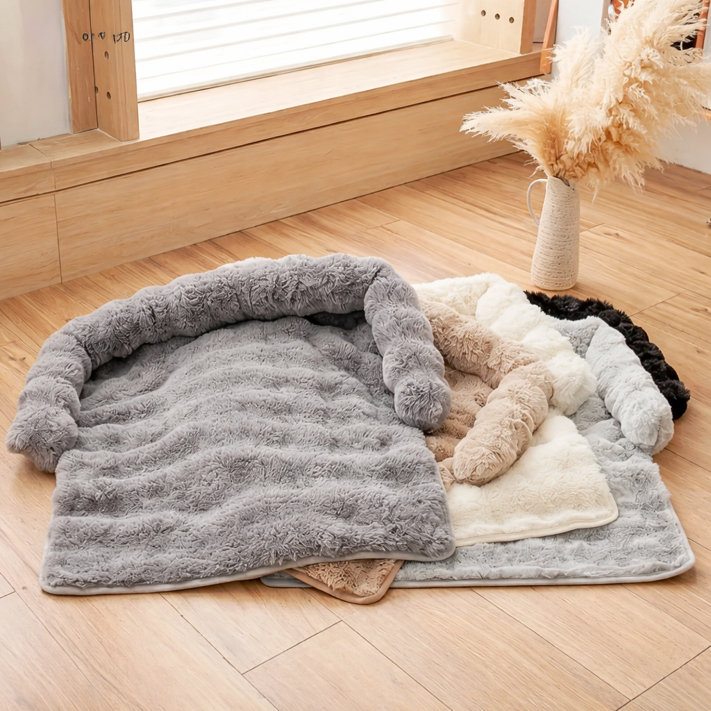 – Super Zacht & Warm Pluche Hondenbed.