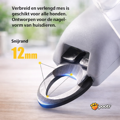🐾 Nooit Meer Te Ver Knippen – Slimme Nagelknipper met LED Licht. Gray