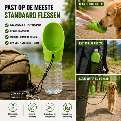 Pootr – PawCap™ | Nooit meer zoeken naar een drinkbak onderweg.