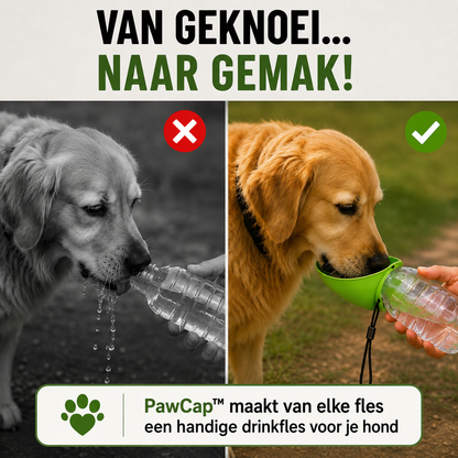 Pootr – PawCap™ | Nooit meer zoeken naar een drinkbak onderweg.