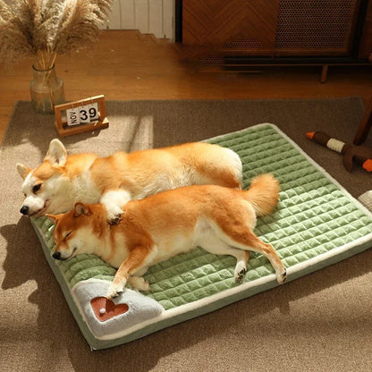 Pet Dog Bed Mat Protect Cervical Spine Detachable Dog House Indoor for Small Medium Large Dogs Bed Comfort Soft Pet