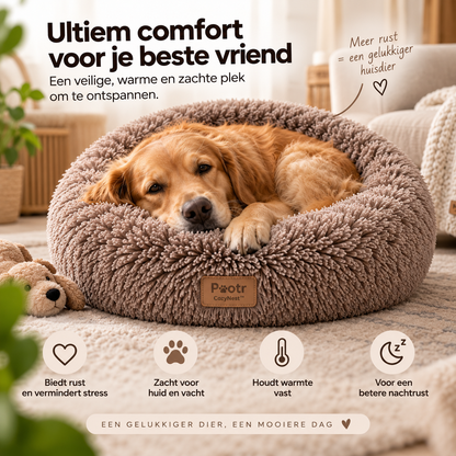Pootr – CozyNest™ | Zacht honden- en kattenbed