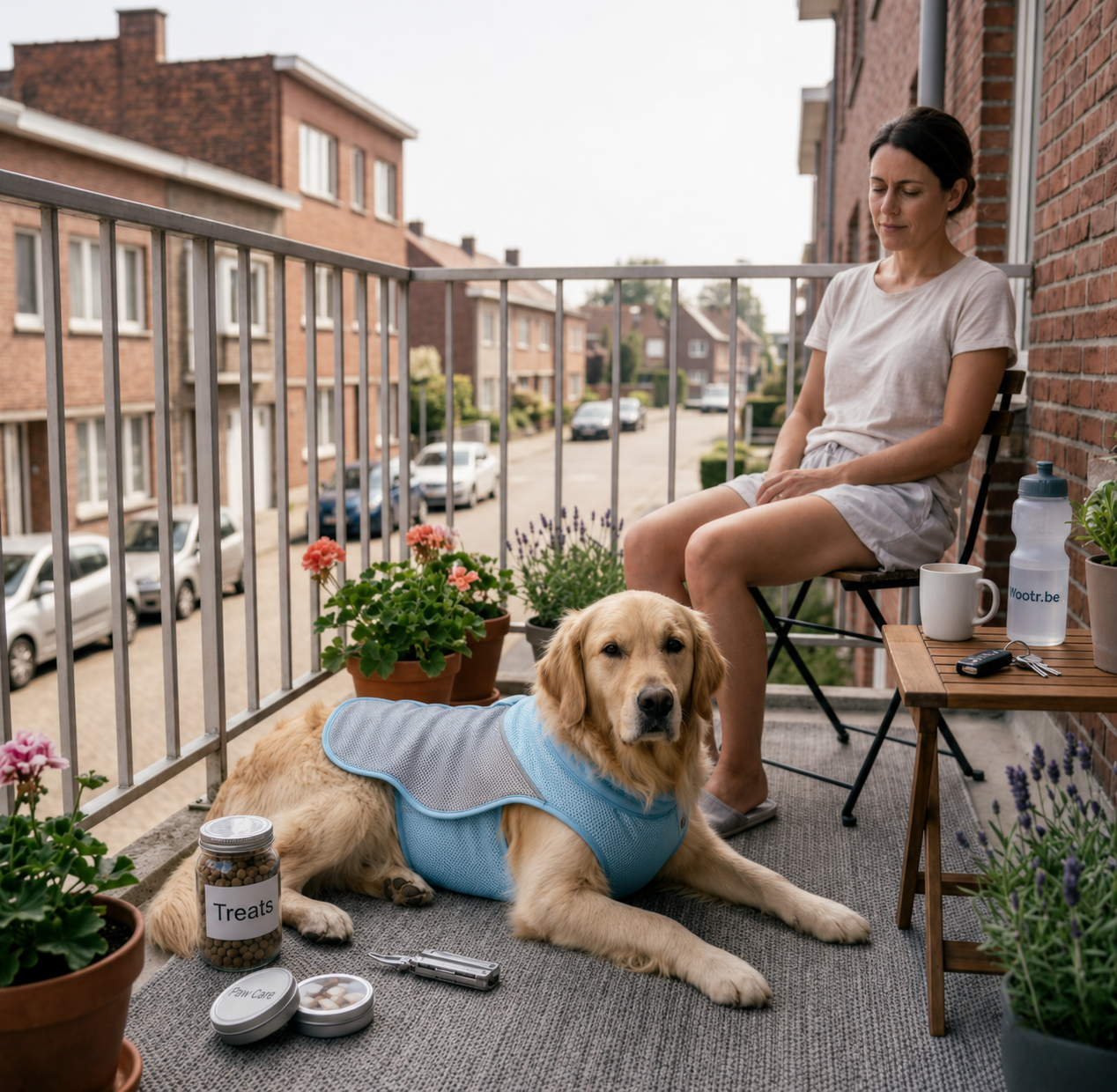 Pootr–SafeCool Vest | Voorkom oververhitting bij je hond tijdens warme dagen
