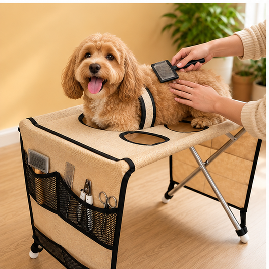 Pootr – PawEase™ | De Slimme Groomingtafel voor Thuis