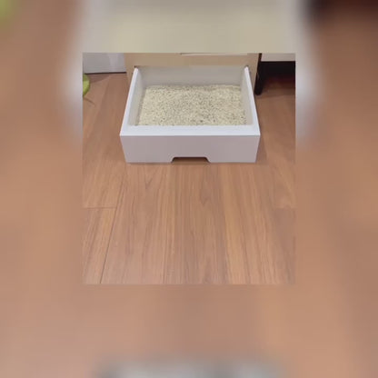Pootr – CleanPaws Mat | Stop met elke dag stofzuigen rond de kattenbak.