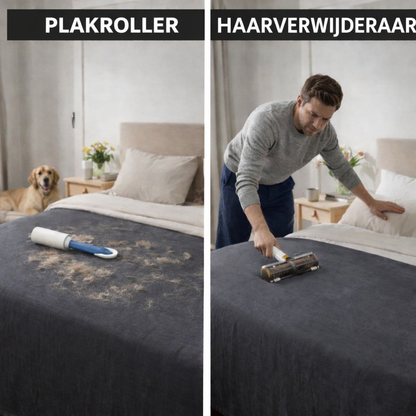 Verwijder dierenharen in seconden – zonder plakrollers