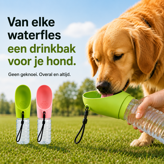 Pootr – PawCap™ | Nooit meer zoeken naar een drinkbak onderweg.
