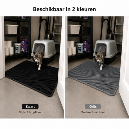 Pootr – CleanPaws Mat | Stop met elke dag stofzuigen rond de kattenbak.